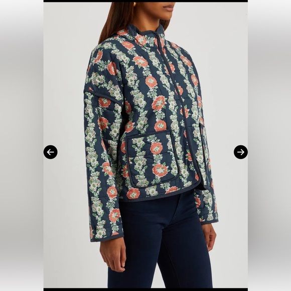 FREE PEOPLE
Chloe Floral-Print Quilted Cotton Jacket - Picture 3 of 10